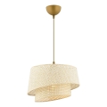 Sospensione BARETTE 1xE27/60W/230V crema