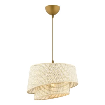 Sospensione BARETTE 1xE27/60W/230V crema