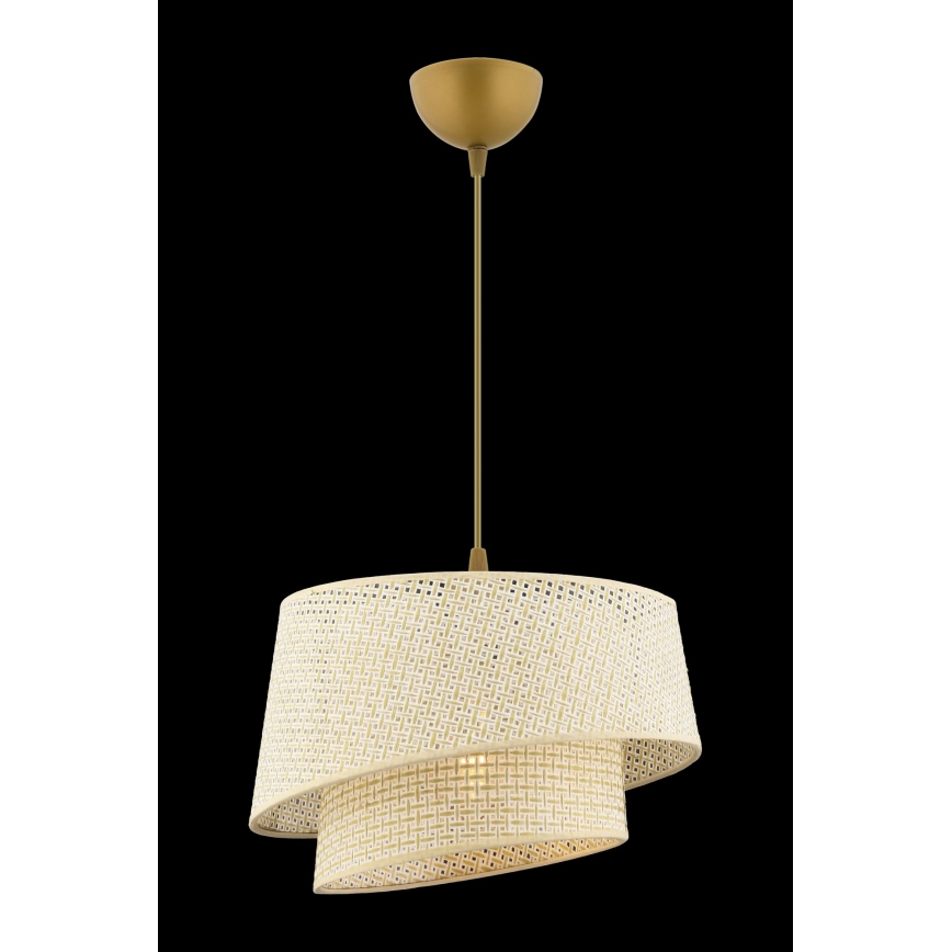 Sospensione BARETTE 1xE27/60W/230V crema