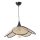 Sospensione FUME 1xE27/40W/230V diametro 45 cm nero/beige