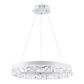 Sospensione LED FROZI LED/32W/230V diametro 50 cm bianco