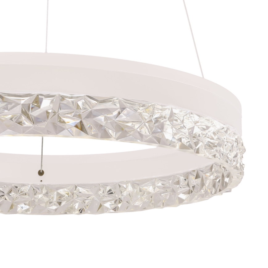 Sospensione LED FROZI LED/32W/230V diametro 50 cm bianco