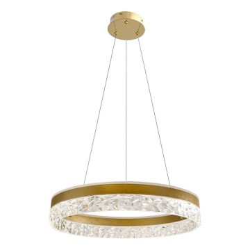 Sospensione LED FROZI LED/32W/230V diametro 50 cm dorato