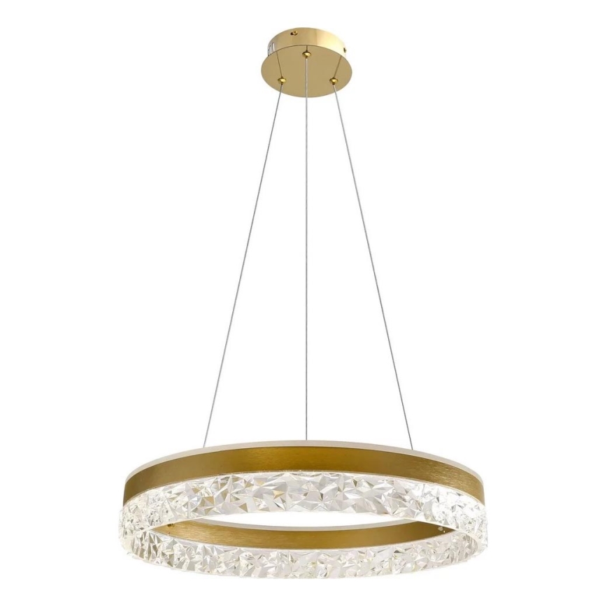 Sospensione LED FROZI LED/32W/230V diametro 50 cm dorato