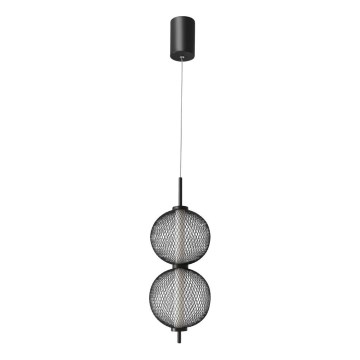Sospensione LED PUMA LED/10W/230V, diametro 14 cm, nera