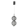Sospensione LED PUMA LED/10W/230V, diametro 14 cm, nera