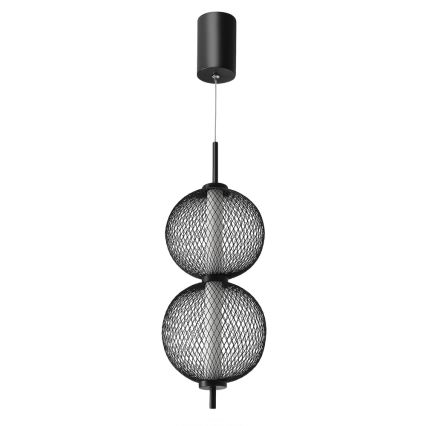 Sospensione LED PUMA LED/10W/230V, diametro 14 cm, nera
