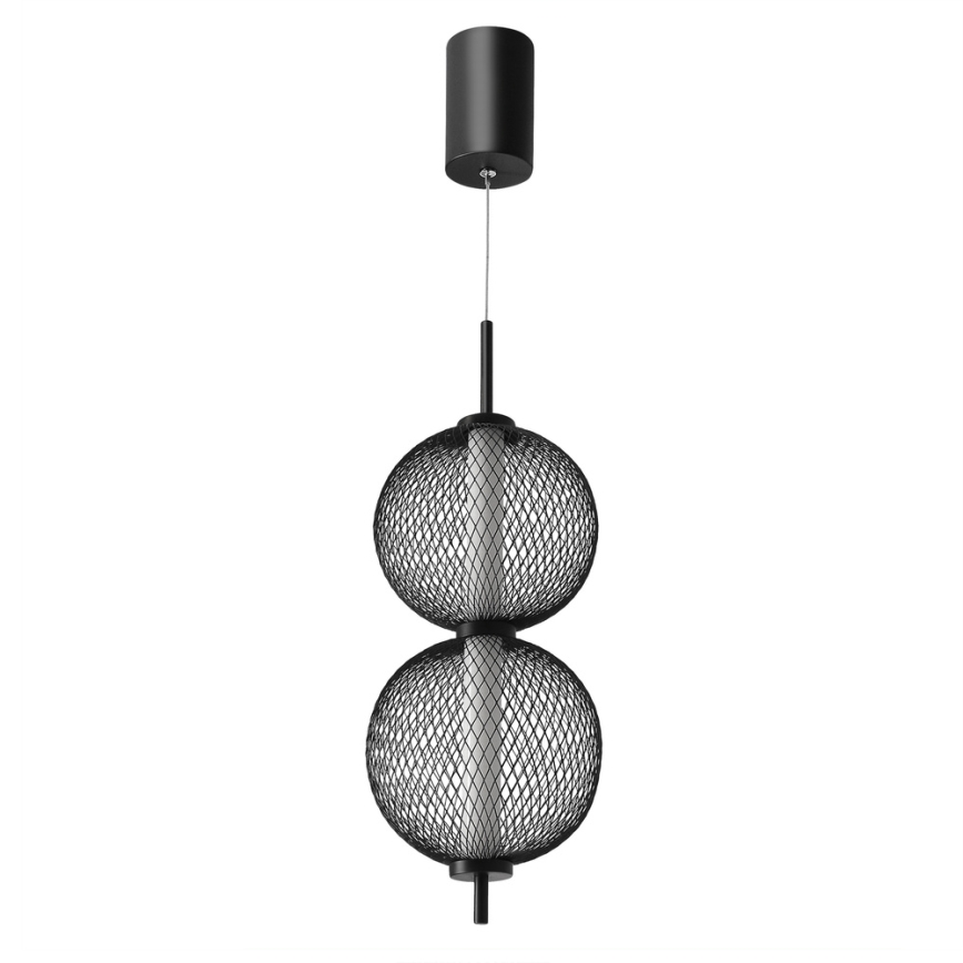 Sospensione LED PUMA LED/10W/230V, diametro 14 cm, nera