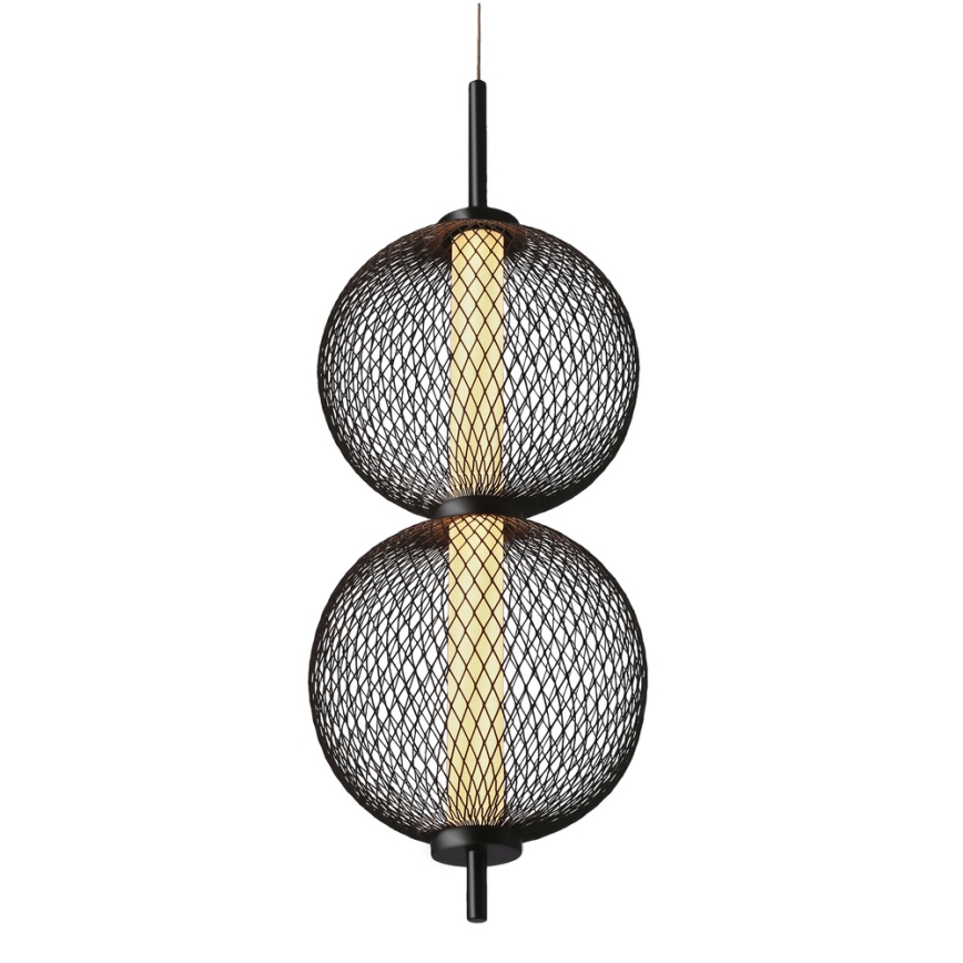 Sospensione LED PUMA LED/10W/230V, diametro 14 cm, nera