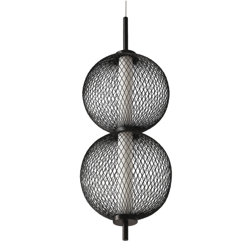 Sospensione LED PUMA LED/10W/230V, diametro 14 cm, nera