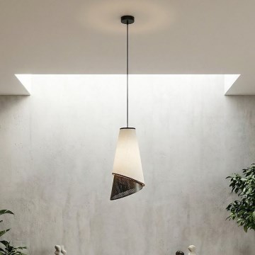 Sospensione su cavo MODA 1xE27/15W/230V grigio/nero