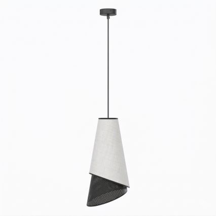 Sospensione su cavo MODA 1xE27/15W/230V grigio/nero