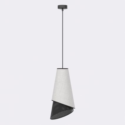 Sospensione su cavo MODA 1xE27/15W/230V grigio/nero