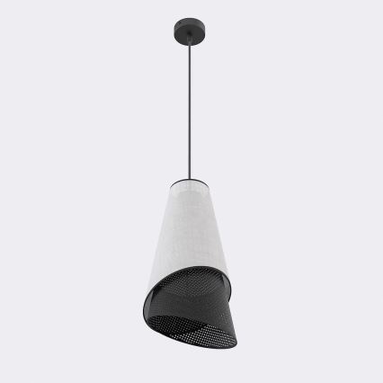 Sospensione su cavo MODA 1xE27/15W/230V grigio/nero
