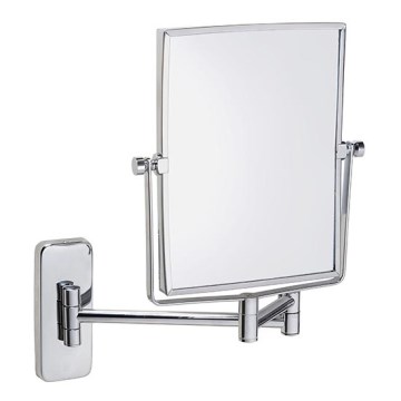 Specchio cosmetico 19,5 x 32 cm, argento