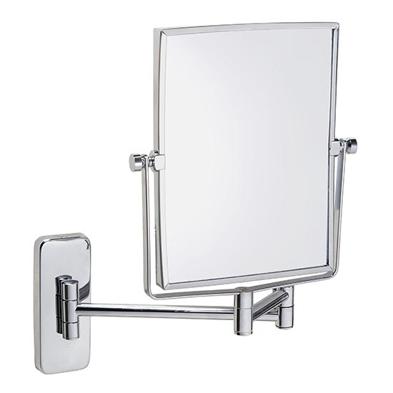 Specchio cosmetico 19,5 x 32 cm, argento