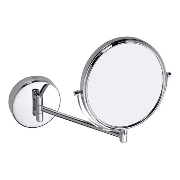 Specchio cosmetico 23,2x26,5 cm, finitura argento