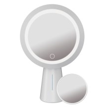 Specchio cosmetico dimmerabile con retroilluminazione a LED LED/3W/5V USB
