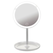 Specchio cosmetico dimmerabile con retroilluminazione a LED LED/4W/5V USB