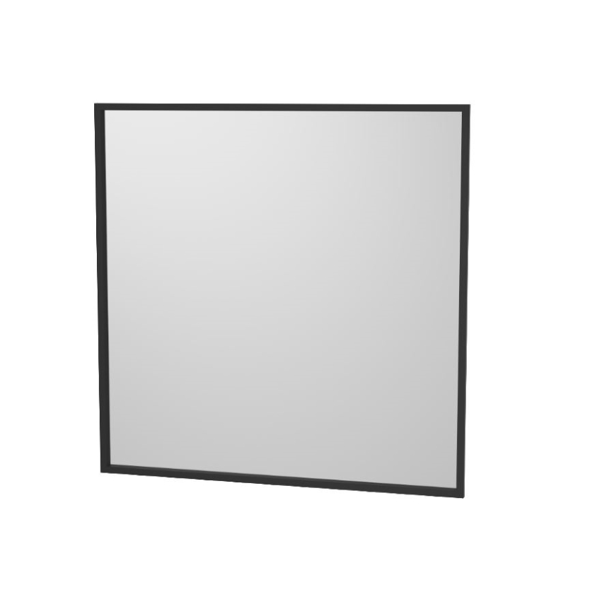 Specchio da bagno BORGSTED 80x80 cm, nero