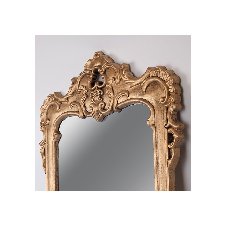 Specchio da parete 69x49 cm oro