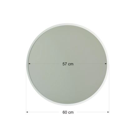 Specchio da parete AYNA 60 cm bianco