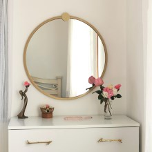 Specchio da parete AYNA 60 cm oro