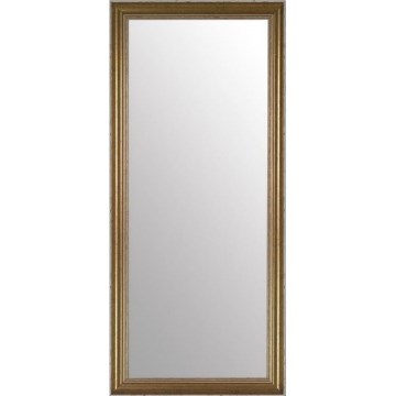 Specchio da parete CARLO 90x40 cm in ottone