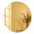 Specchio da parete HOUSEVITAMIN Ø 60 cm dorato
