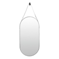 Specchio da parete MIAMI 100x50 cm, argento