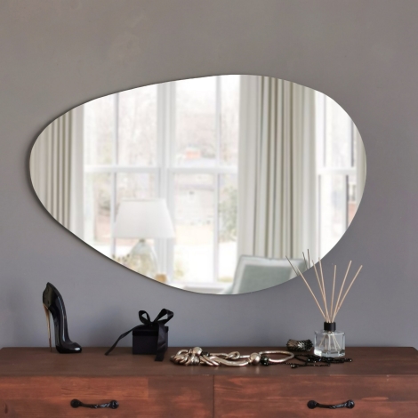 Specchio da parete ovale