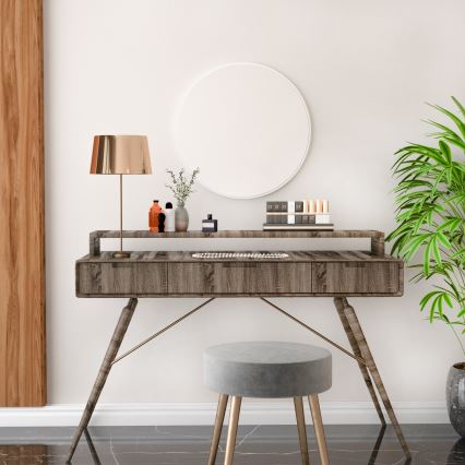 Specchio da parete ROYAL diametro 59 cm bianco