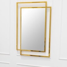 Specchio da parete VIDO 110x80 cm oro
