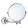 Specchio da trucco 23x30 cm, finitura argento