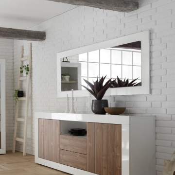 Specchio FINERA 75x170 cm bianco