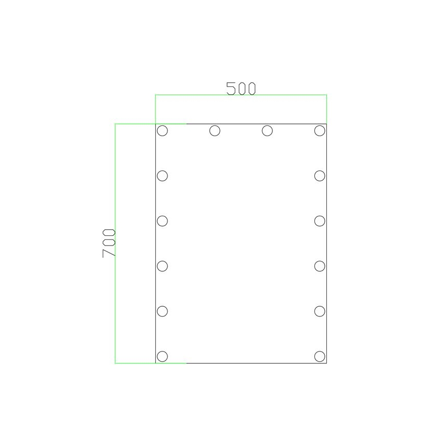 Specchio LED con illuminazione 14xLED/1W/230V 3000/4000/6000K 70x50 cm IP44