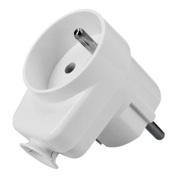 Spina a forma di L con presa 230V/16A