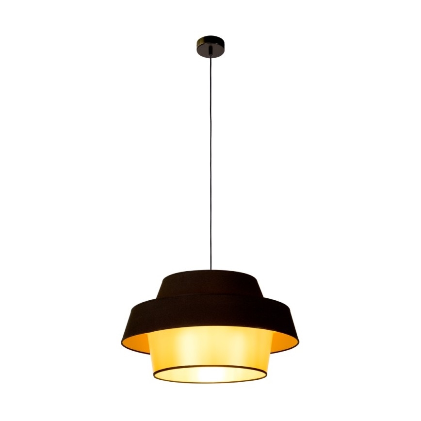 Lampadario su filo PRETO GOLD 1xE27/60W/230V - certificato FSC