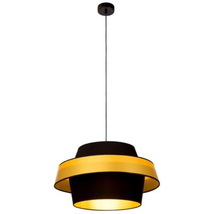 Lampadario su filo PRETO GOLD 1xE27/60W/230V - certificato FSC