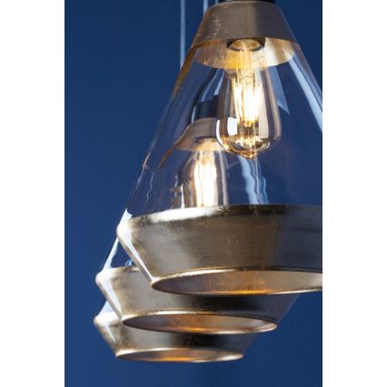 Lampadario su filo 1xE27/60W/230V - certificato FSC