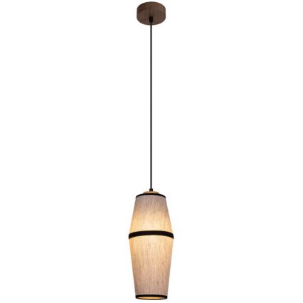 Lampadario a sospensione con filo AMIGO 1xE27/25W/230V quercia