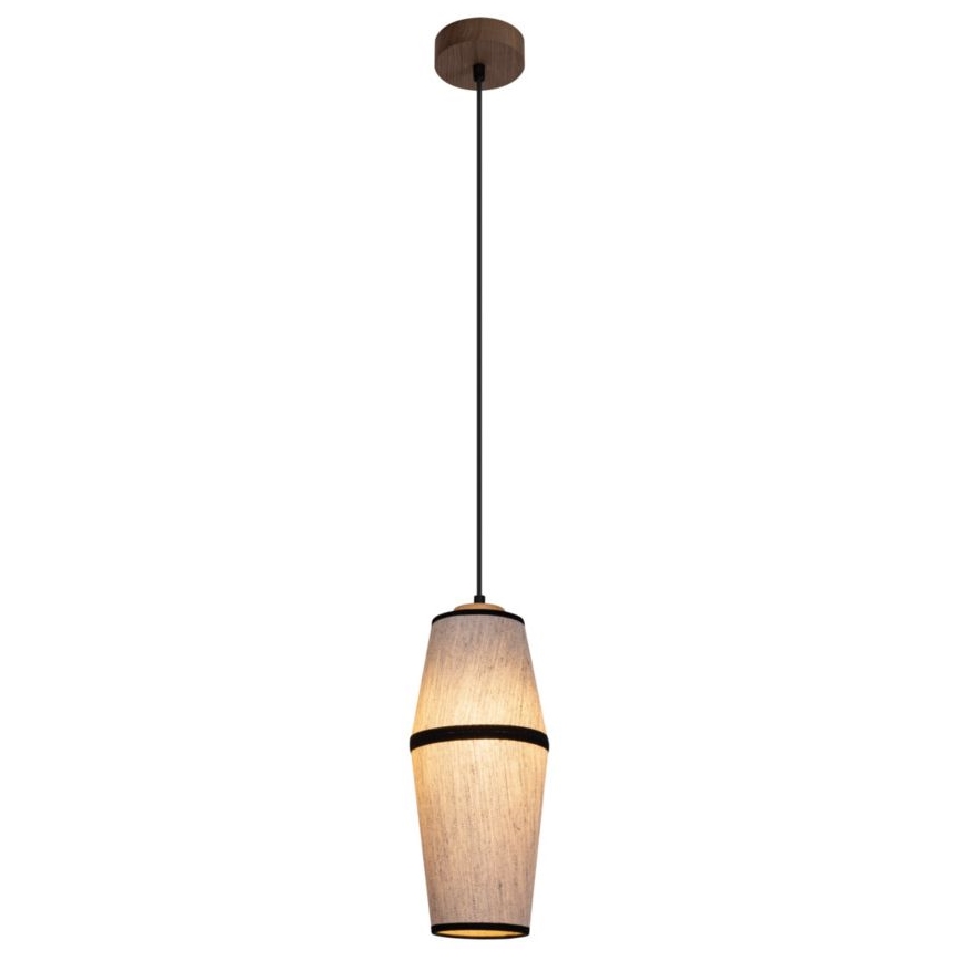 Lampadario a sospensione con filo AMIGO 1xE27/25W/230V quercia