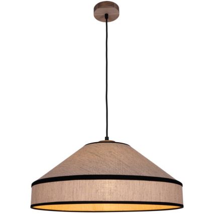 Lampada a sospensione su cavo AMIGO 1xE27/60W/230V in rovere