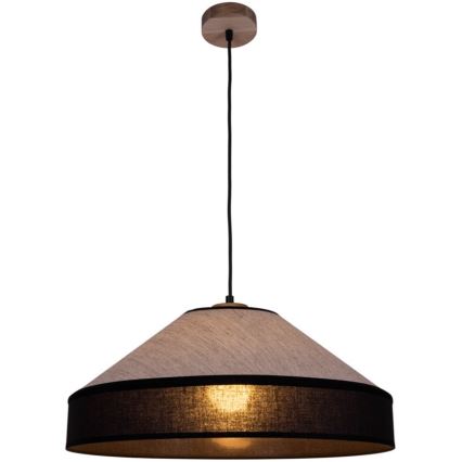 Lampada a sospensione con cavo AMIGO 1xE27/60W/230V rovere