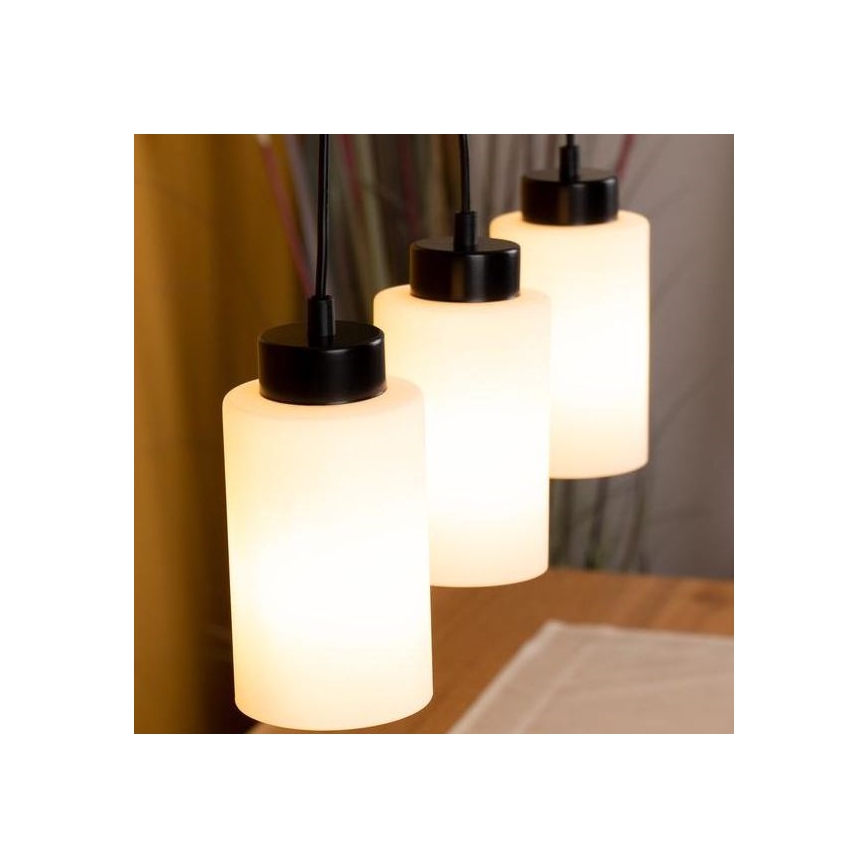 Lampadario a sospensione con filo BOSCO 3xE27/60W/230V - certificato FSC