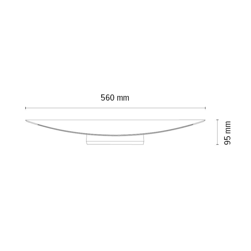 Applique a LED dimmerabile DUBAI LED/6,5W/230V quercia