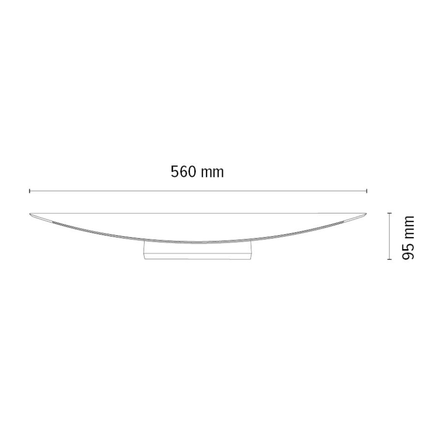 Applique a LED dimmerabile DUBAI LED/6,5W/230V quercia