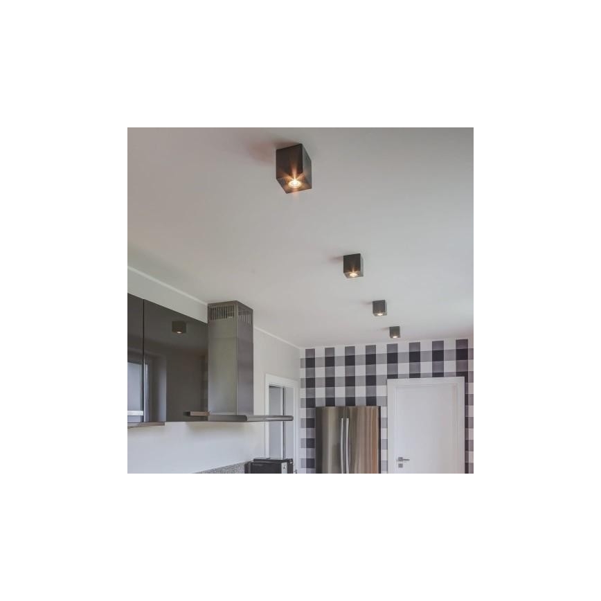 Plafoniera CONCRETEDREAM 1xGU10/6W/230V calcestruzzo - certificato FSC