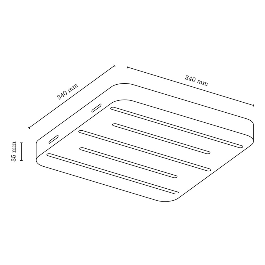 Plafoniera LED NEELE 5xLED/3.9W/230V - certificato FSC
