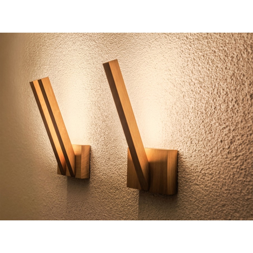 Applique a LED LINUS LED/3W/230V quercia